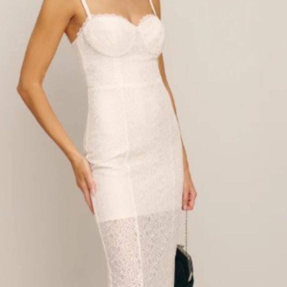 Reformation Natural Canice Dress 8